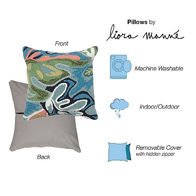 Liora Manne Tufted Tropical Indoor/Outdoor Pillow