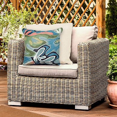 Liora Manne Tufted Tropical Indoor/Outdoor Pillow