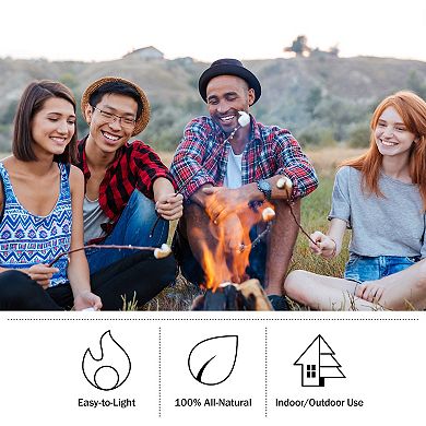 Pure Garden 25-lb. Wood Fire Starters Box