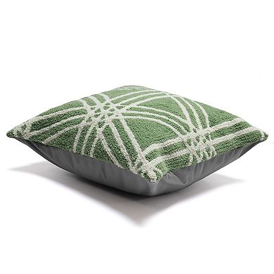 Liora Manne Hex Design Indoor/Outdoor Pillow