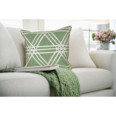 Liora Manne Hex Design Indoor/Outdoor Pillow