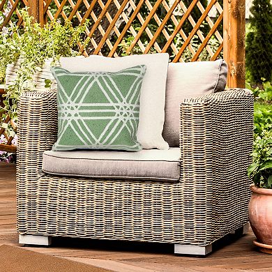 Liora Manne Hex Design Indoor/Outdoor Pillow