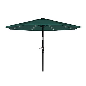 Pure Garden Solar LED 10-ft. Patio Umbrella