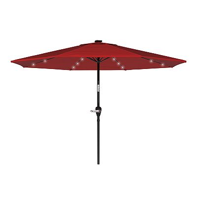 fred meyer patio umbrella Garden Winds Replacement Canopy Top for AG Ag5-3.3 Heavy Cast Iron Table resistant polyester with a FABRIC |:Ultragrid BlackOut color-matte-navy