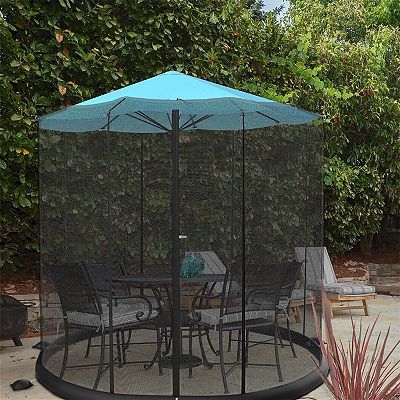 coghlan's patio umbrella mosquito net for 7.5 FT | Two Zippers & Fits Cantilever Poles | Heavy-Duty Netting Product Details Outdoor Sunshade Umbrella Mosquito Net