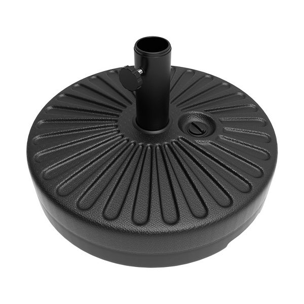 kohl's patio umbrella stand Tangkula Cantilever Base, Heavy Duty Fillable Weighted Offset Umbrella with Cross Bracket & Portable Cut-out Handles for Outdoor Patio, Water & Sand Filled Up to 176 lbs : Heavy duty patio umbrella base stand provides reliable outdoor stability with a weighted cast iron design and classic decorative look 5 Umbrella Stands - Other