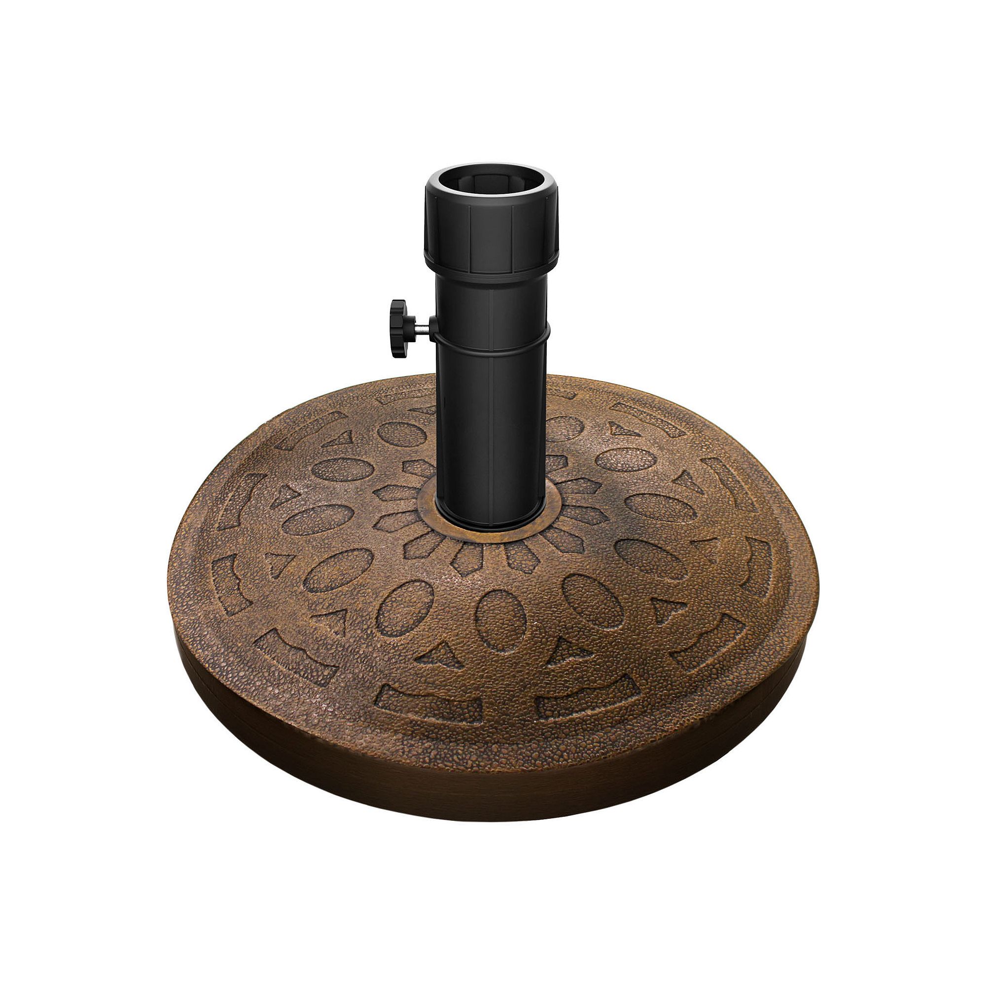 Pure Garden 34-lb. Freestanding Weighted Outdoor Patio Umbrella Base, Bronz
