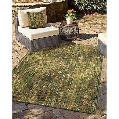 Liora Manne Marina Sienna Indoor / Outdoor Throw Pillow