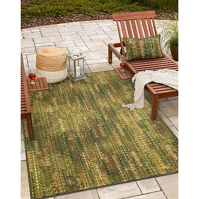 Liora Manne Marina Sienna Indoor / Outdoor Throw Pillow