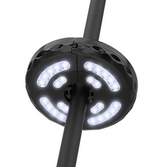 Pure Garden Rechargeable 3-Brightness Outdoor Patio Umbrella Light