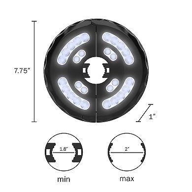 Pure Garden Rechargeable 3-Brightness Outdoor Patio Umbrella Light