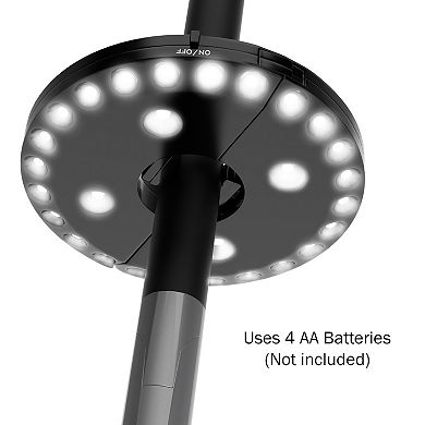 Pure Garden 3-Brightness Outdoor Patio Umbrella Light