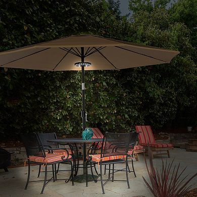Pure Garden 3-Brightness Outdoor Patio Umbrella Light
