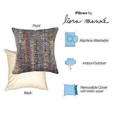 Liora Manne Marina Sienna Indoor / Outdoor Throw Pillow