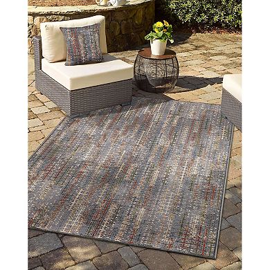 Liora Manne Marina Sienna Indoor / Outdoor Throw Pillow