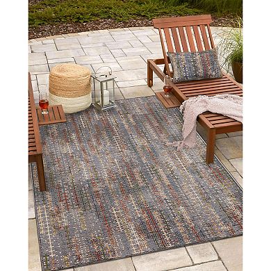 Liora Manne Marina Sienna Indoor / Outdoor Throw Pillow
