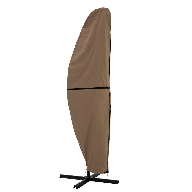 Pure Garden Offset Patio Umbrella Cover  Tan