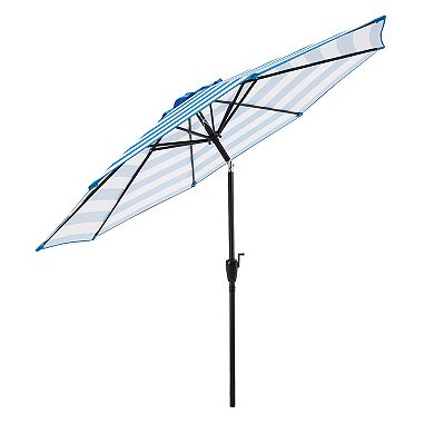 Pure Garden 9-ft Striped Outdoor Patio Umbrella
