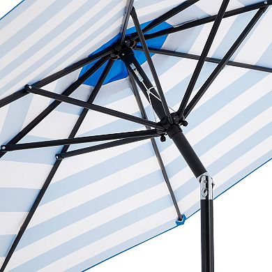 Pure Garden 9-ft Striped Outdoor Patio Umbrella