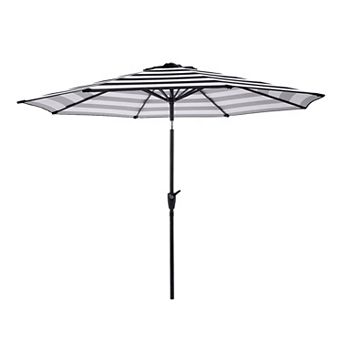 Pure Garden 9-ft. Striped Outdoor Patio Umbrella