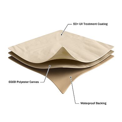 Pure Garden Heavy-Duty Outdoor Patio Table Cover