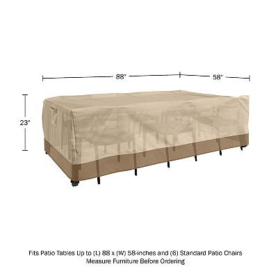 Pure Garden Heavy-Duty Outdoor Patio Table Cover