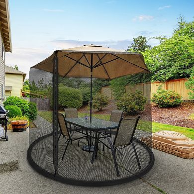 Pure Garden Mosquito Net for 7.5-ft. Patio Umbrellas
