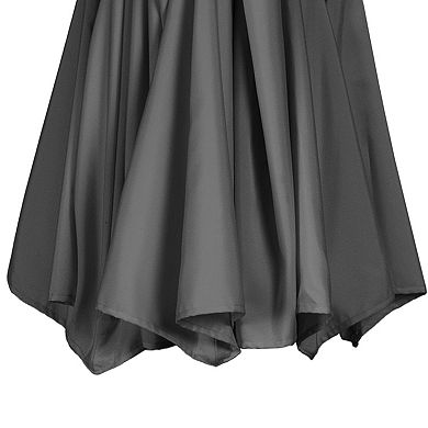 Pure Garden 10-ft Offset Outdoor Patio Umbrella