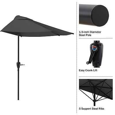 abba patio beach umbrella Abba Patio 7' Patio Beach Umbrella Sun Shade Tilt w/ Carry Bag, UV Protection Stripe