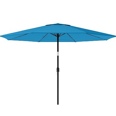 Pure Garden 10-ft 32-Solar LED Light Outdoor Patio Umbrella