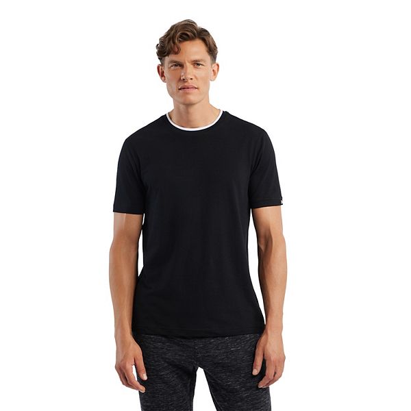 Men’s Matix Short Sleeve Knit Crew Neck T-Shirt - Black (S)