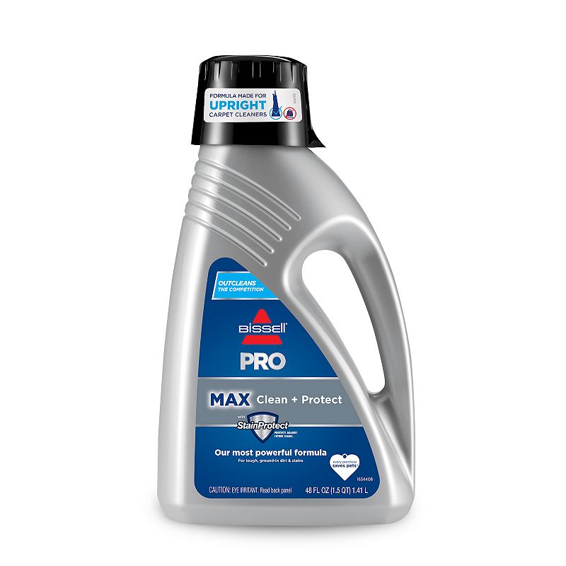 BISSELL - PRO MAX Clean + Protect Formula - Upright Carpet Cleaners (48oz) - Gray/Blue