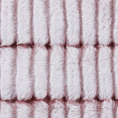 VCNY Home Henry 20" x 20" Jacquard Faux Fur Throw Pillow