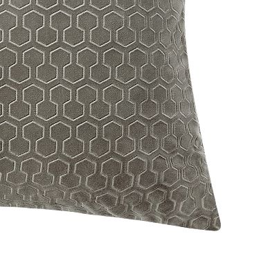VCNY Home Flapper 18" x 18" Faux Fur Shag Throw Pillow