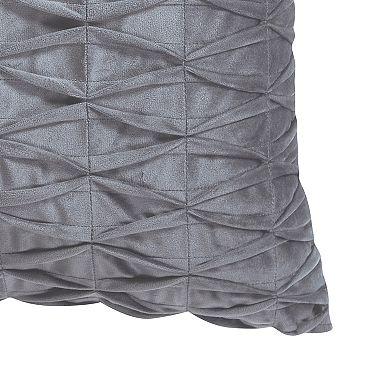 VCNY Home Smocked Geometric Throw Pillow