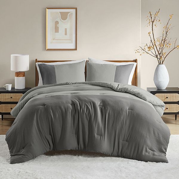 510 Design Miro Soft Washed Color Block Comforter Set