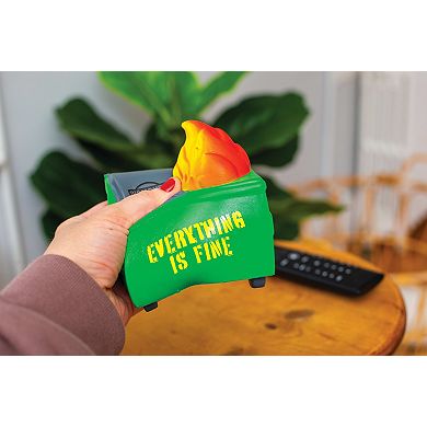 BigMouth Inc. Everything is Fine Dumpster Fire Stress Ball