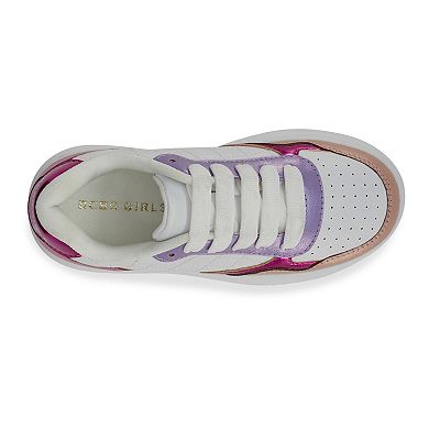 BCBG Girls Shine Little Kids Girls' Pink Sneaker