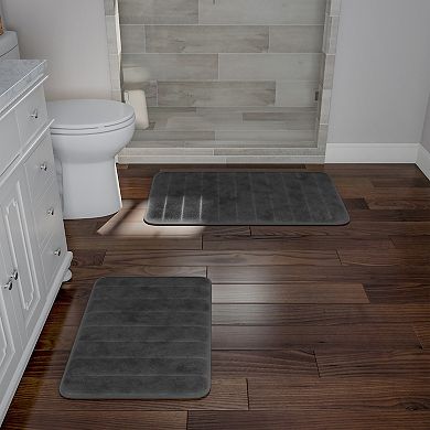 Lavish Home 4-pc. Memory Foam Bath Rug Set