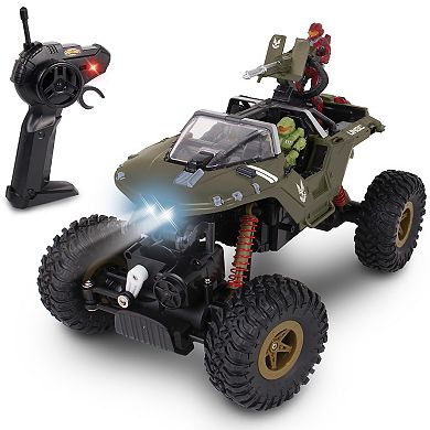 NKOK HALO Infinite RC: UNSC Warthog "Rock Hog" Rock Climber Radio Control Vehicle
