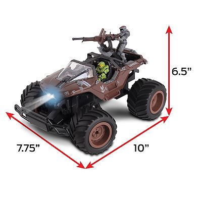 NKOK HALO Infinite RC: UNSC Warthog "Mud Hog" Stunt Performing Radio Control Vehicle