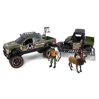 NKOK RealTree 10 pc Ford F250 Hunting Playset