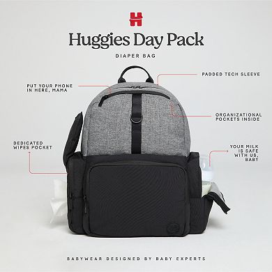 Huggies Babywear Day Pack 2-in-1 Diaper Backpack