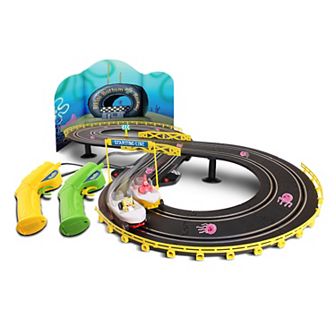 NKOK Spongebob Squarepants Hot Boat RC Slot Car Race Set - Spongebob & Patrick