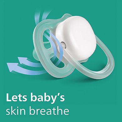 Philips Avent Ultra Air Infant Pacifier 4-Pack with Sterilizer Carry Case