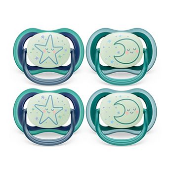 Philips Avent Ultra Air Infant Pacifier 4-Pack with Sterilizer Carry Case