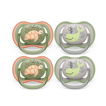 Philips Avent Ultra Air Infant Pacifier 4-Pack with Sterilizer Carry Case