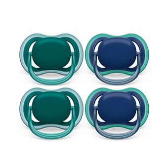 Philips Avent Ultra Air Infant Pacifier 4-Pack with Sterilizer Carry Case