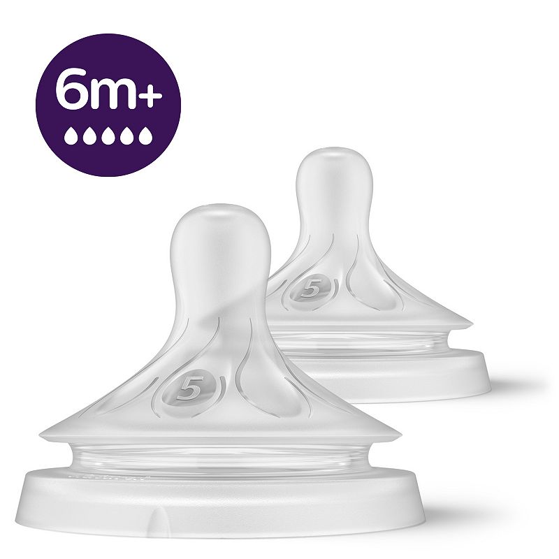 Philips Avent Natural Response Nipples - Fast Flow - Flow 4 - 2pk
