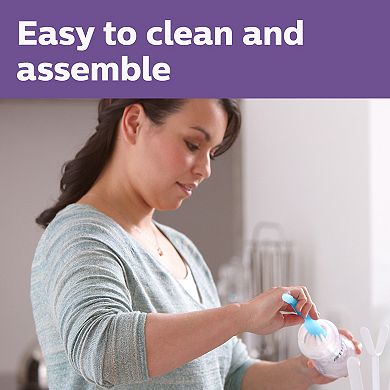 Philips Avent Teal Natural Baby Bottle with Natural Response Nipple Baby Gift Set
